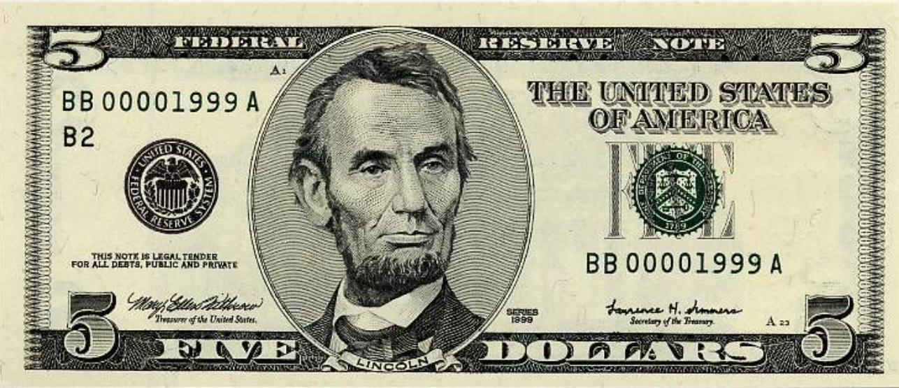 Five Dollar Bill